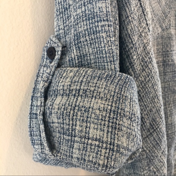 Anthropologie Split-Black Buttondown - Picture 5 of 7